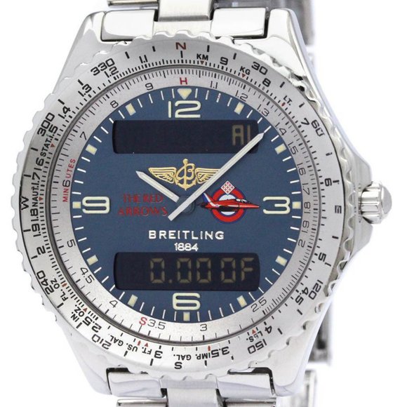 Polished BREITLING Chronospace Steel Quartz Mens Watch A56012.1 BF560578 - Picture 1 of 9
